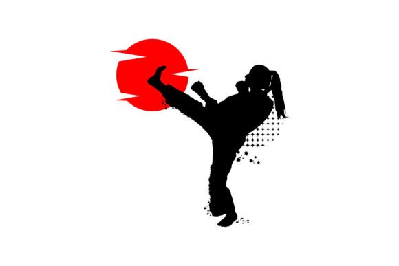 Download Silhouette Martial Art Poster Design - Poster design Collection