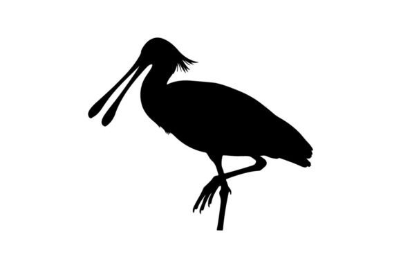 Download Silhouette of a Bird with Distinctive Lo - Distinctive Collection